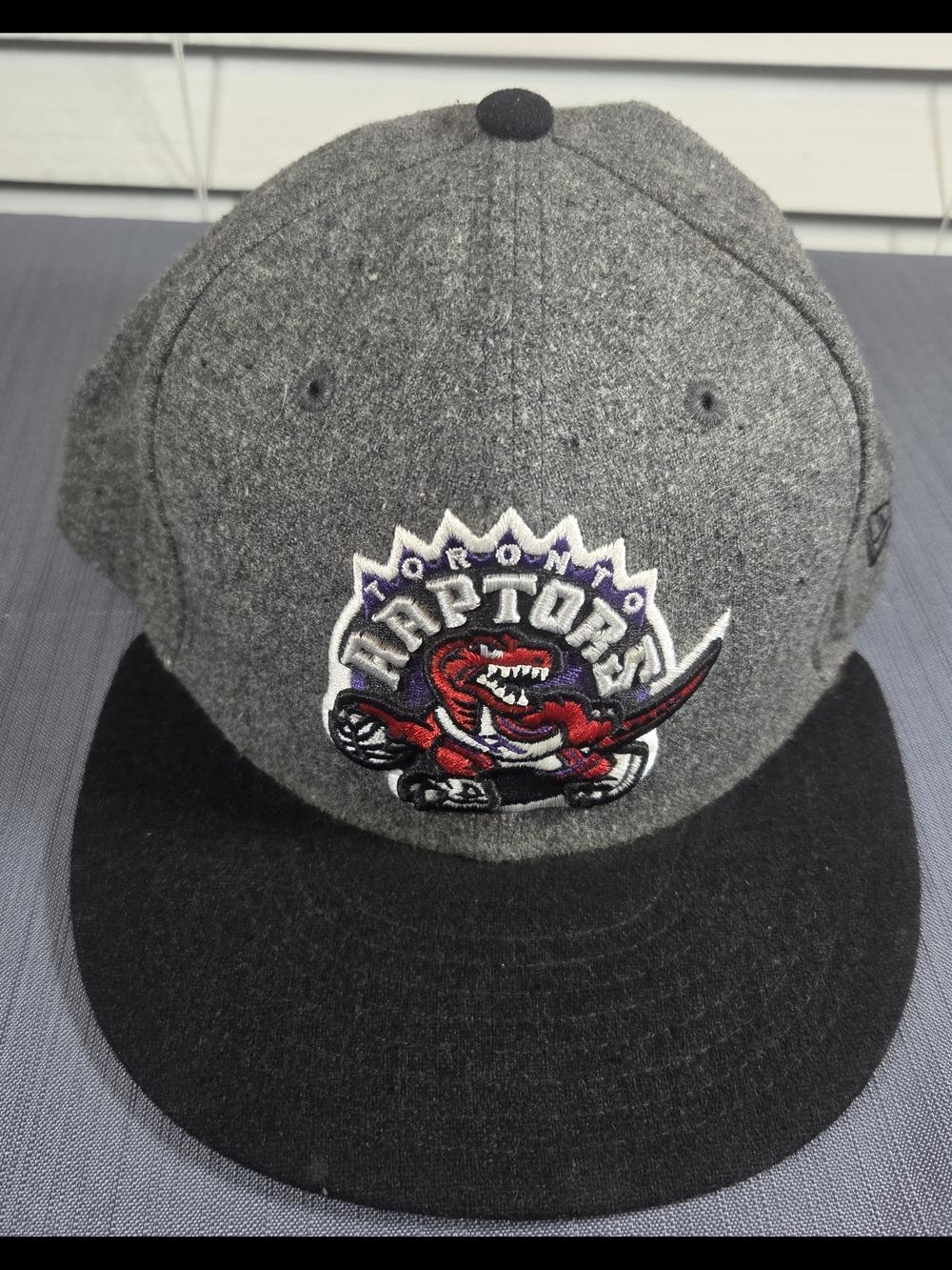 Toronto Raptors New Era 59FIFTY Hardwood Classics Fitted Hat Size 7⅝
